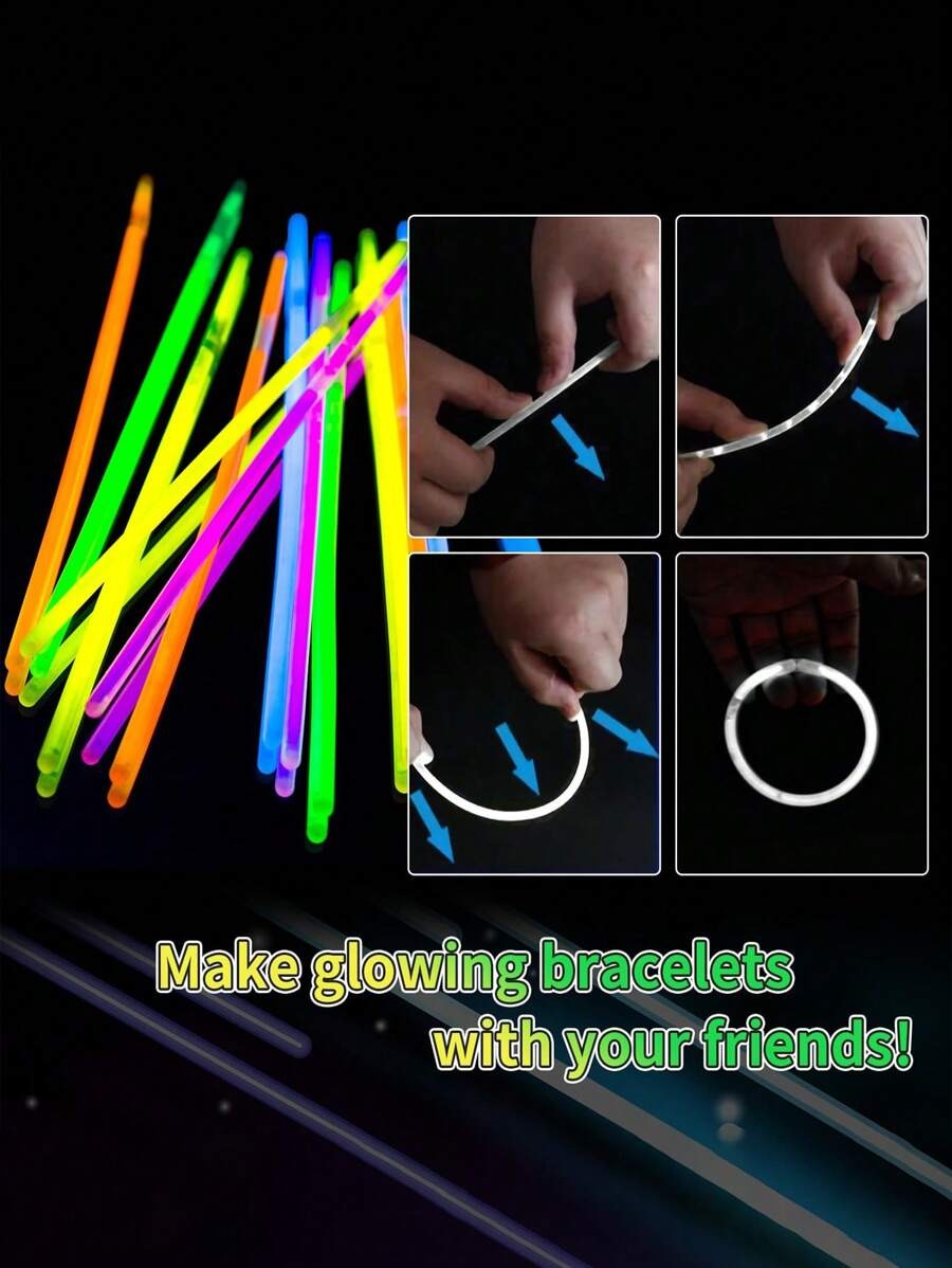 Glow Stick Party Pack with Fun Connectors