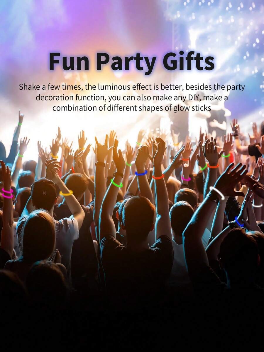 Glow Stick Party Pack with Fun Connectors