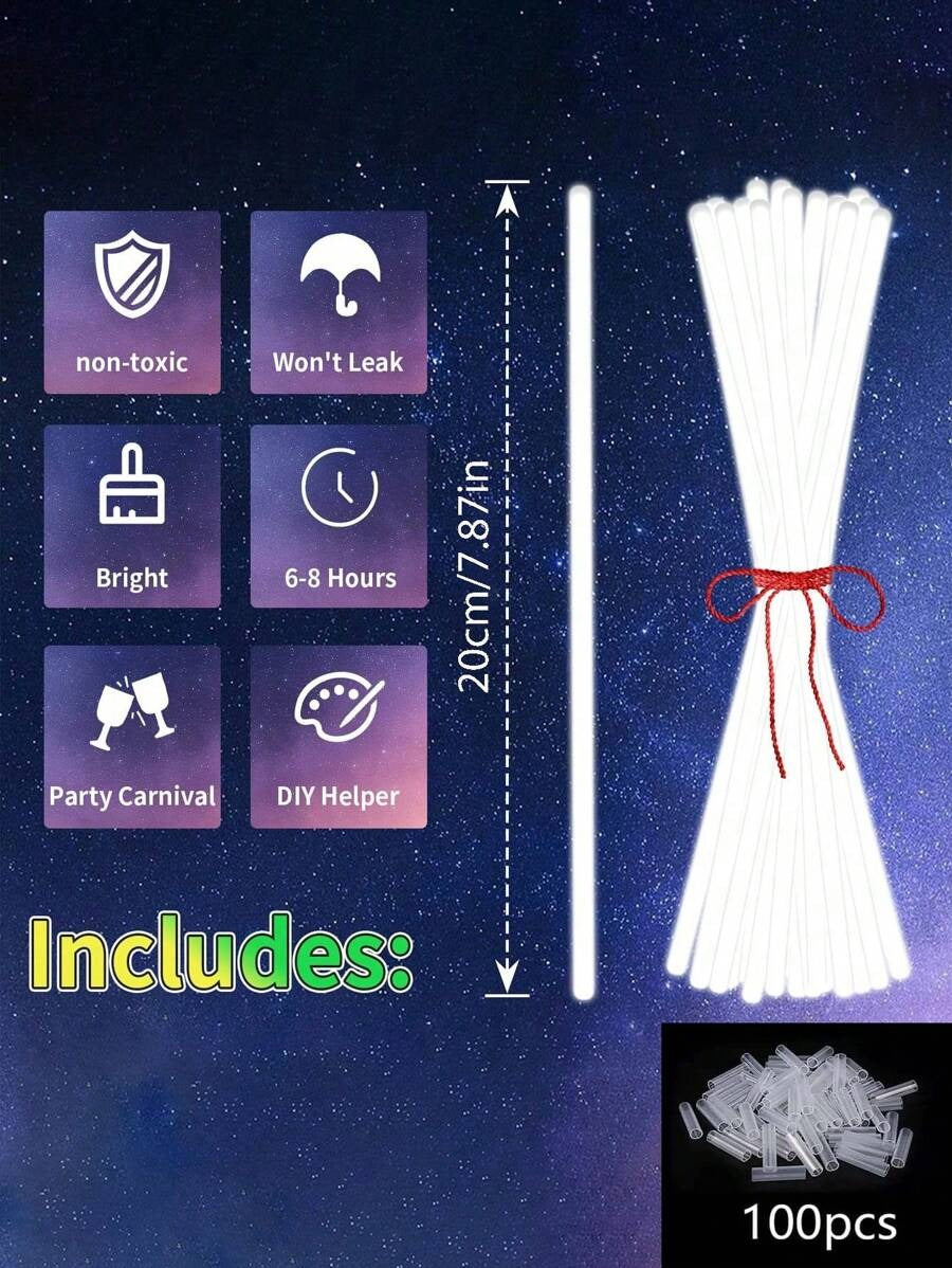 Glow Stick Party Pack with Fun Connectors