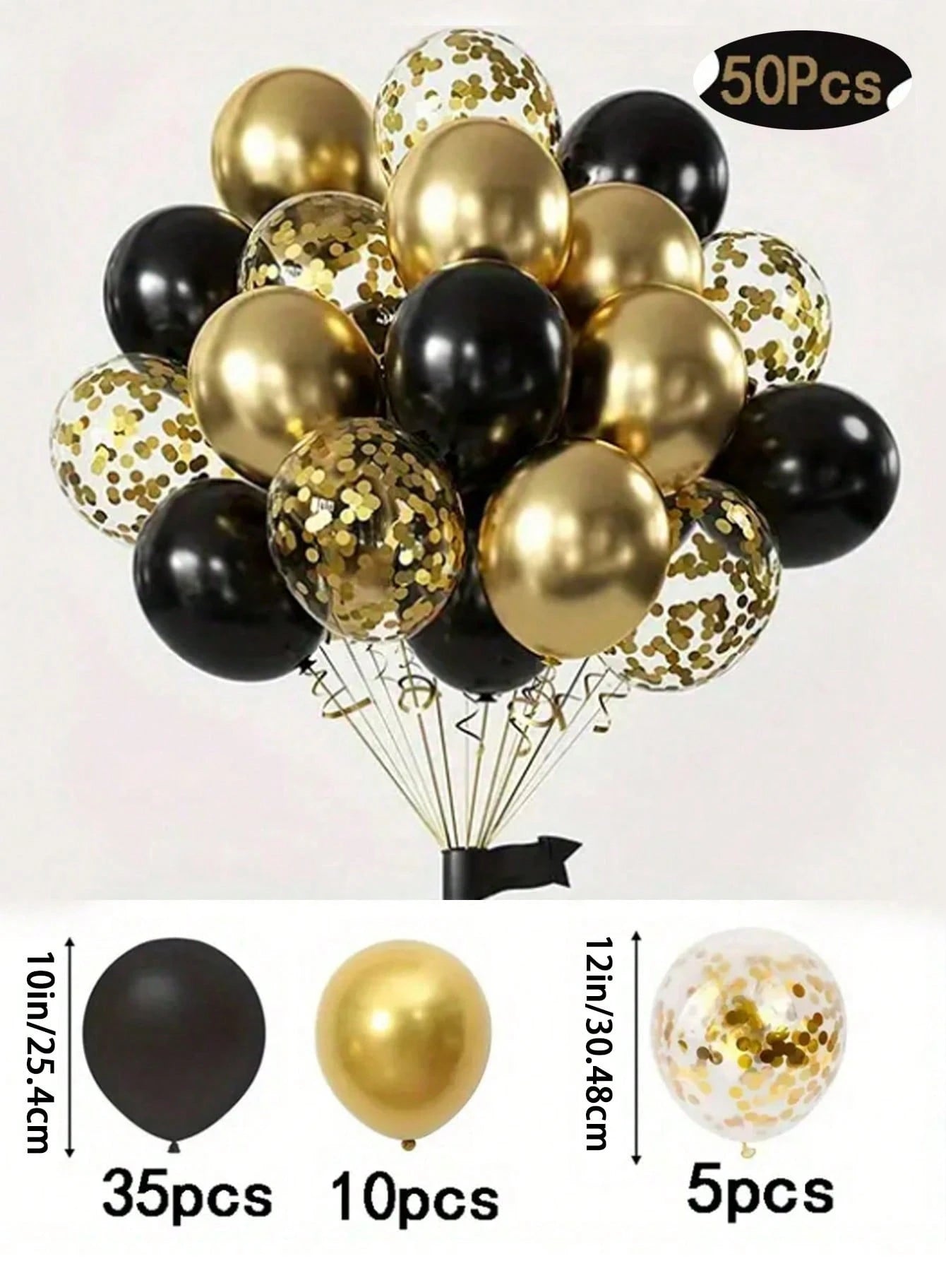 50PCS Latex Balloon Set