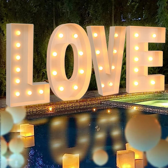 91.5CM Giant LED Letter Light Box – DIY Party Decor