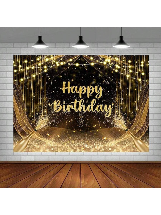 Sparkle Birthday Backdrop
