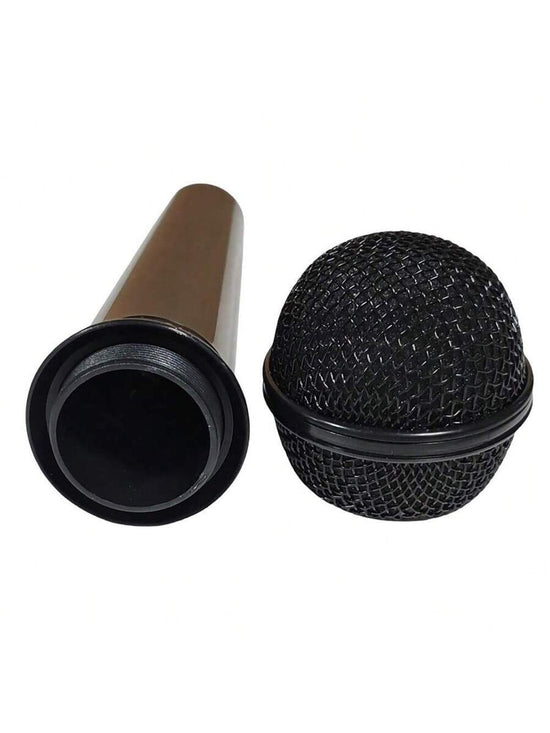 Sparkling Fake Microphone Prop for Parties & Decor