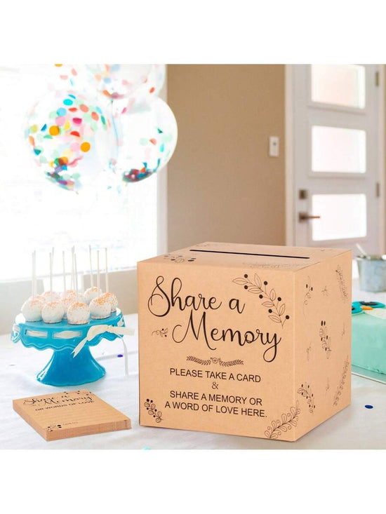 50pcs Share a Memory Cards – Kraft Guestbook Set