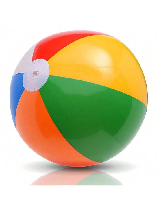 Classic Rainbow Beach Ball – Summer Pool & Party Fun