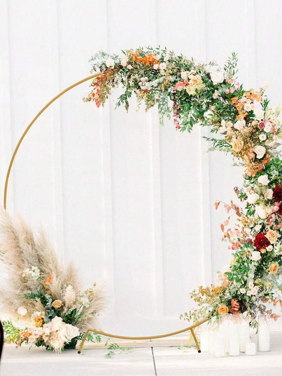 Round Metal Wedding Arch Stand