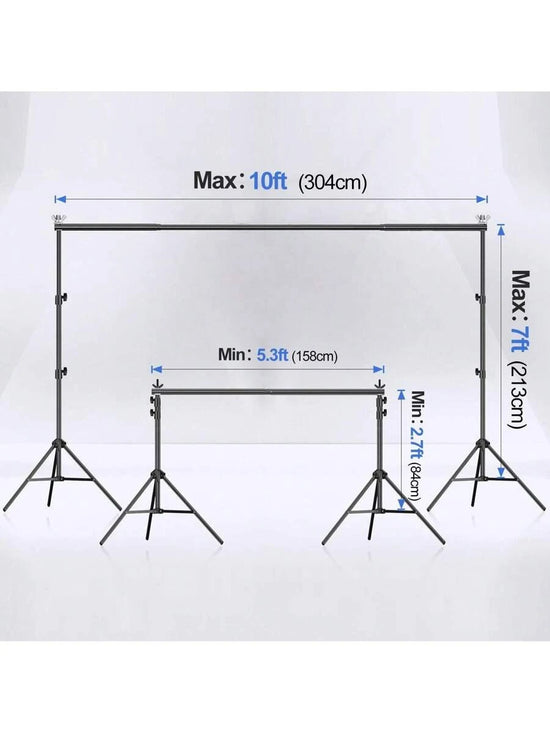 Adjustable Backdrop Stand – 10x6.5ft