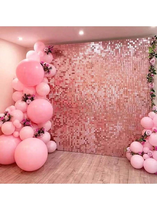 Square Sequin Glitter Backdrop Curtain