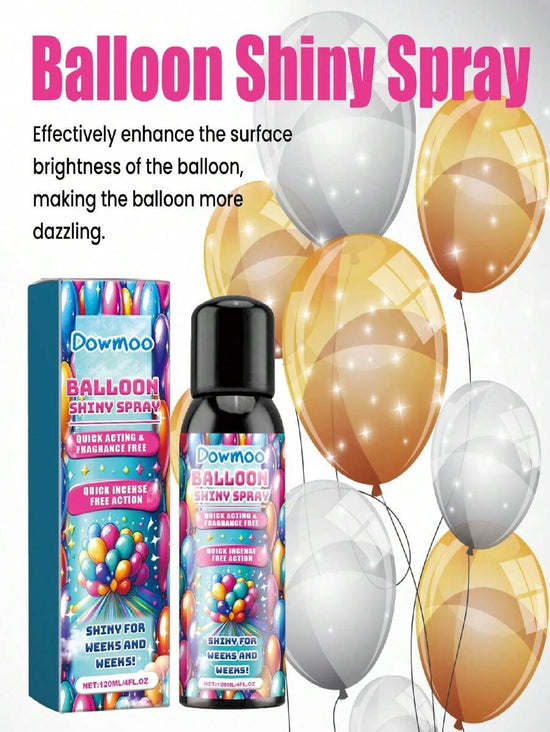120ml Balloon Shine Spray – Long-Lasting High-Gloss Finish