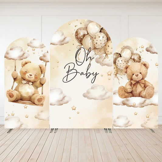 Baby Bear 1st Birthday Arch Backdrop
