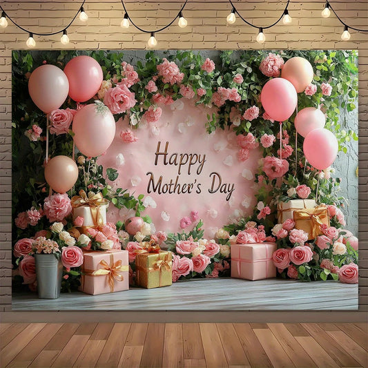 Floral Backdrop Cloth for Mother's Day & Events