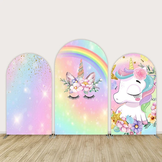 Rainbow Unicorn Chiara Arch Backdrop Cover