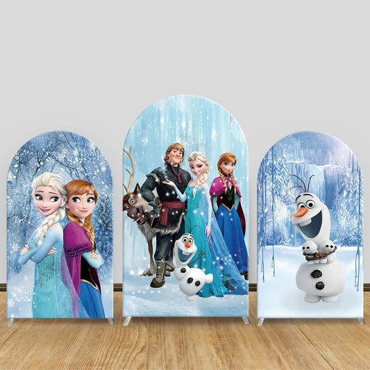 Frozen Princess Arch Backdrop Cover